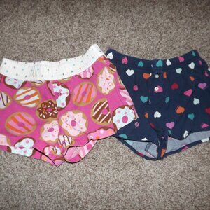 girl's GAP kids sleep shorts size medium lot of two pairs
